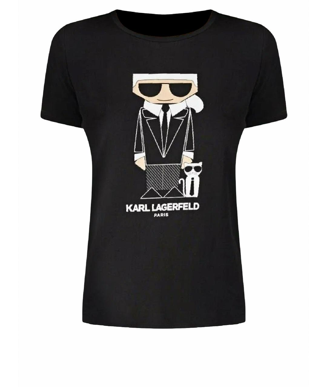 

Футболка женская Karl Lagerfeld L8WHZ004 черная L, L8WHZ004