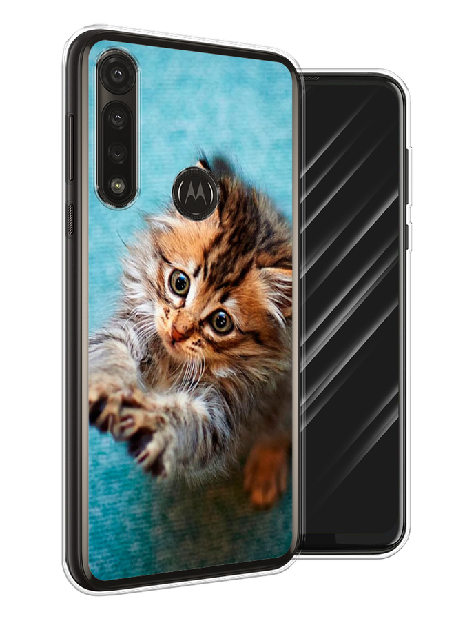 

Чехол Awog на Motorola Moto G Power 2020 "Котенок просит есть", Разноцветный, 242650-2