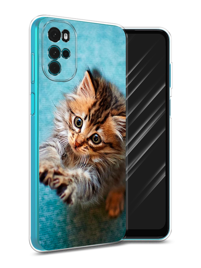

Чехол Awog на Motorola Moto G22 "Котенок просит есть", Разноцветный, 243150-2