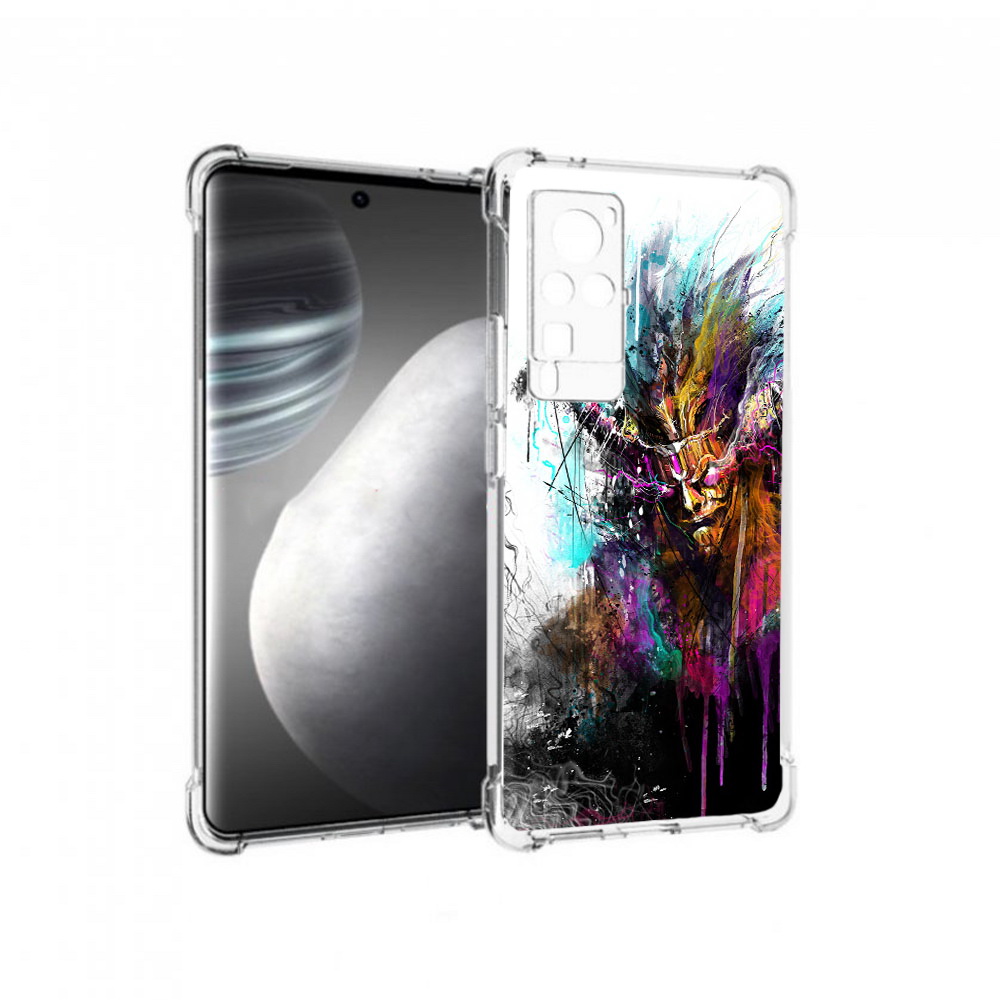 

Чехол MyPads Tocco для Vivo X60 pro яркий дьявол (PT226972.385.709), Прозрачный, Tocco