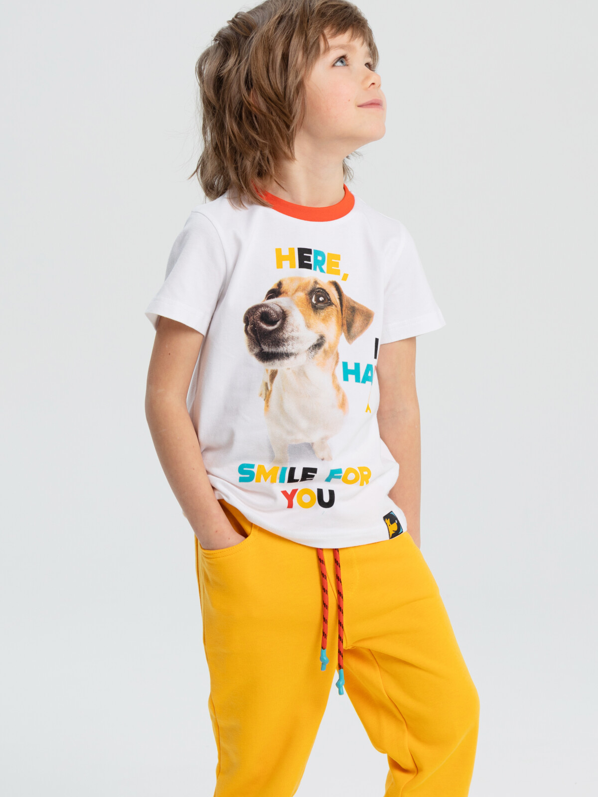 

Футболка детская PlayToday Kids 12312072, белый, разноцветный, 98, 12312072