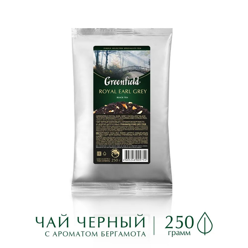 

Чай Greenfield черный Royal Earl Grey 250гр, 0975-15