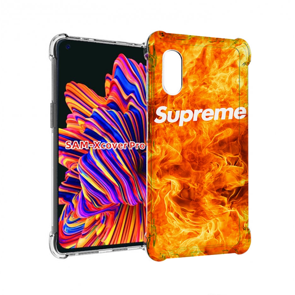 

Чехол MyPads пламя-пламенное суприм для Samsung Galaxy Xcover Pro 1, Прозрачный, Tocco