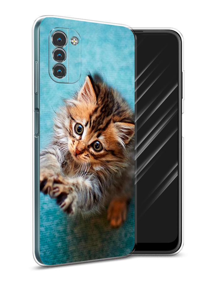 

Чехол Awog на Nokia G11 / Нокиа G11 "Котенок просит есть", Разноцветный, 125150-2