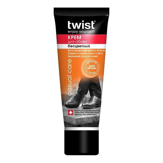 

Крем для обуви Twist бесцветный