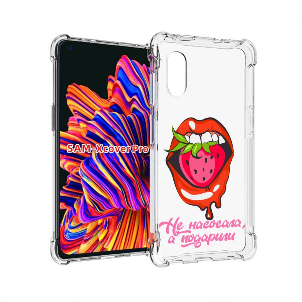 

Чехол MyPads подарили для Samsung Galaxy Xcover Pro 1, Прозрачный, Tocco