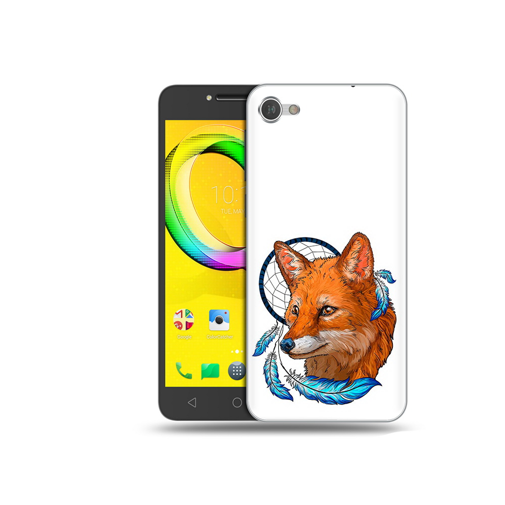 

Чехол MyPads Tocco для Alcatel A5 лиса и ловец снов (PT67387.664.438), Прозрачный, Tocco