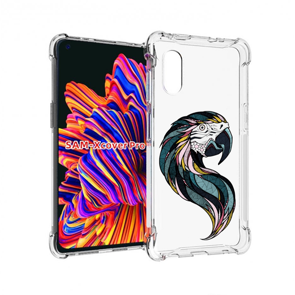 

Чехол MyPads полупопугай для Samsung Galaxy Xcover Pro 1, Прозрачный, Tocco