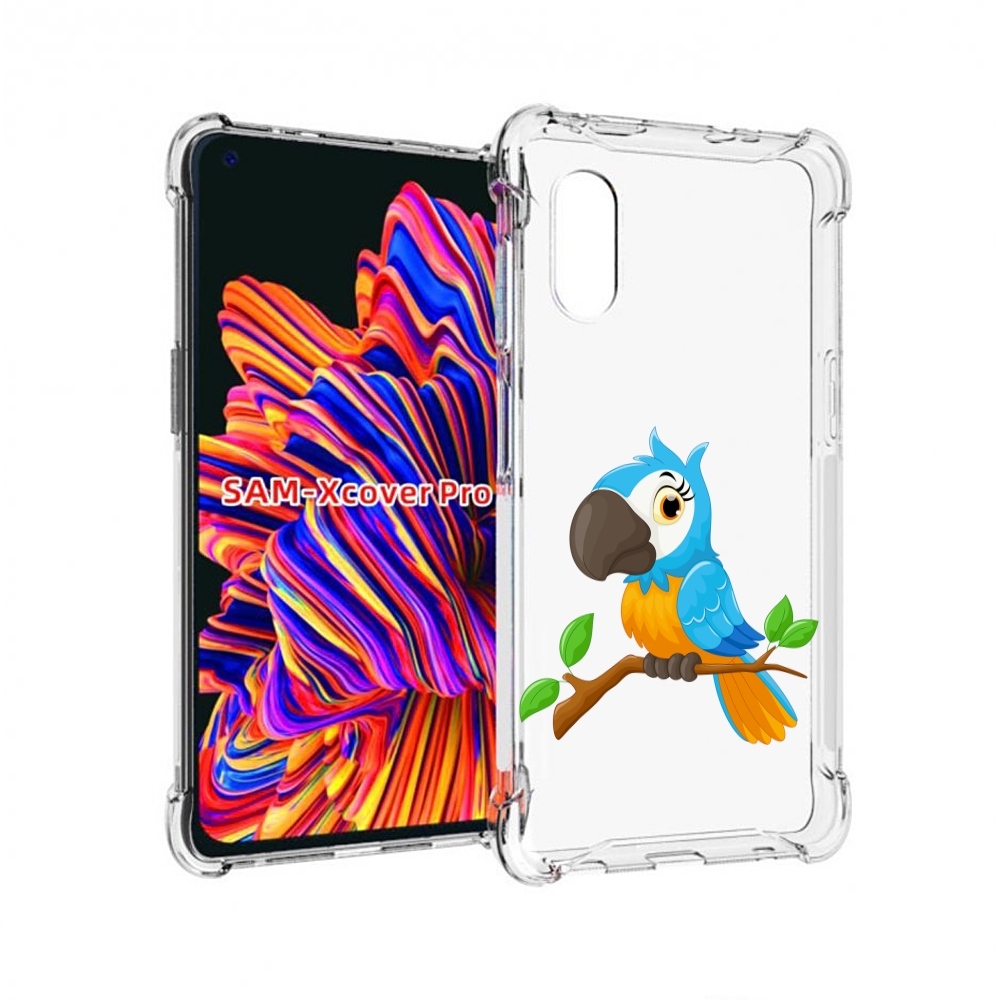 

Чехол MyPads попугайчик детский для Samsung Galaxy Xcover Pro 1, Прозрачный, Tocco
