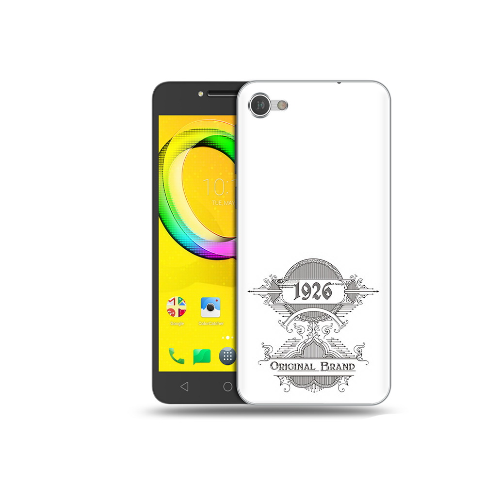 

Чехол MyPads Tocco для Alcatel A5 логотип черно белый (PT67387.664.446), Прозрачный, Tocco