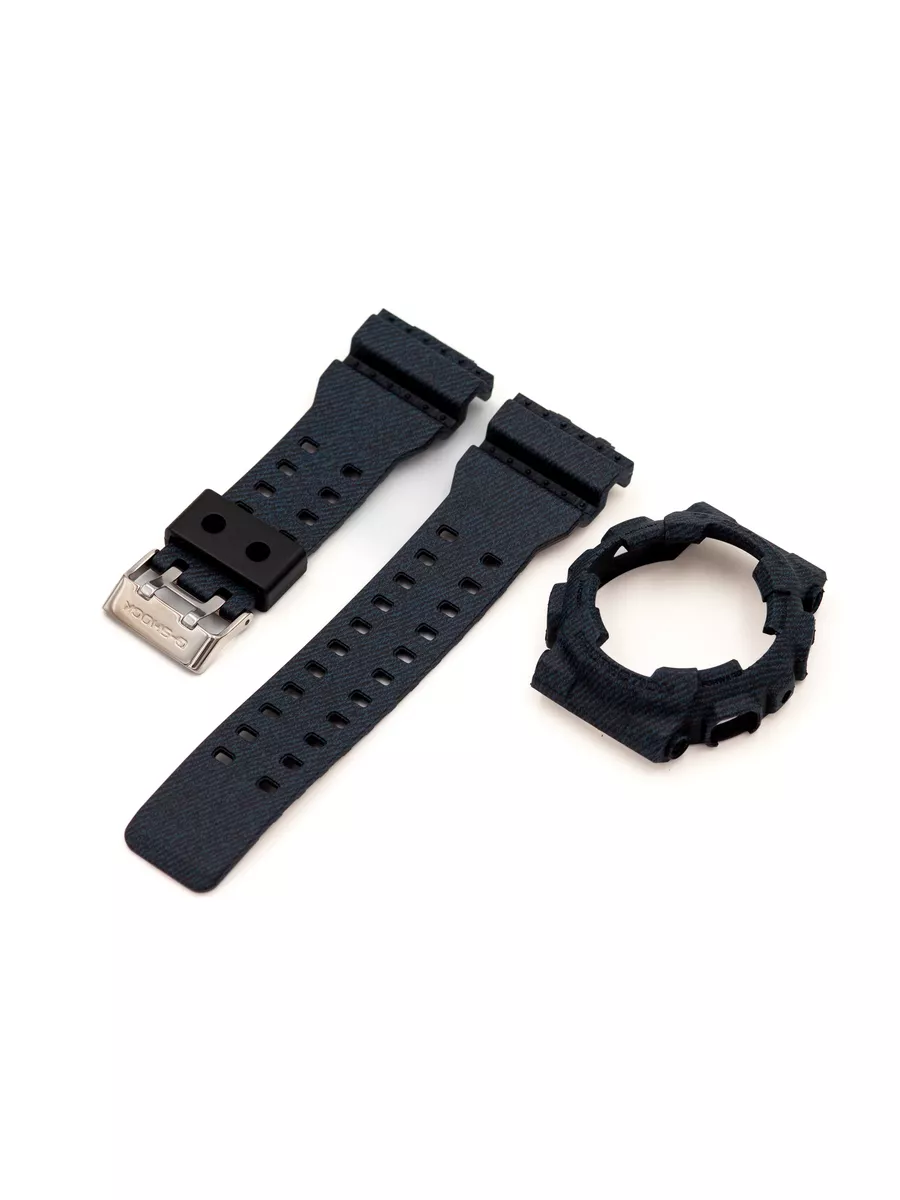 

Ремешок с корпусом унисекс Watch Band CASE G-SHOCK GA-100 темно-синий, CASE G-SHOCK GA-100