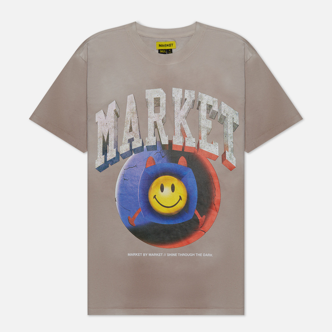 

Мужская футболка MARKET Smiley Happiness Within Tie-Dye фиолетовый, Размер XL, Smiley Happiness Within Tie-Dye