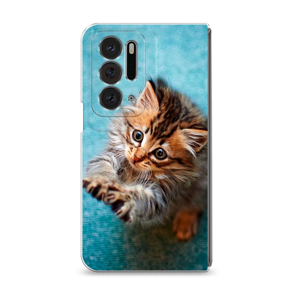 

Чехол Awog на Oppo Find N "Котенок просит есть", Разноцветный, 259650-2
