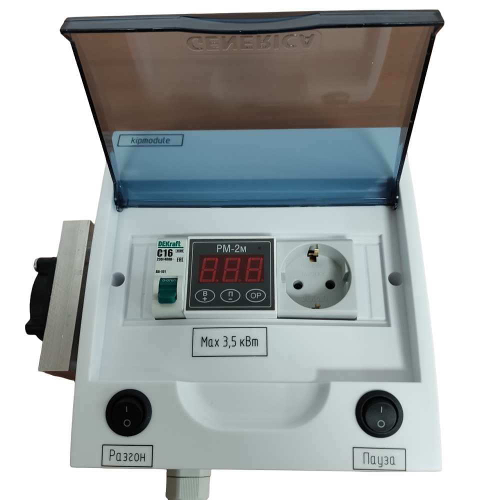 

Регулятор мощности со стабилизацией КИПмодуль 3,5 кВт РМ-2м, Белый, 3,5 кВт РМ-2м