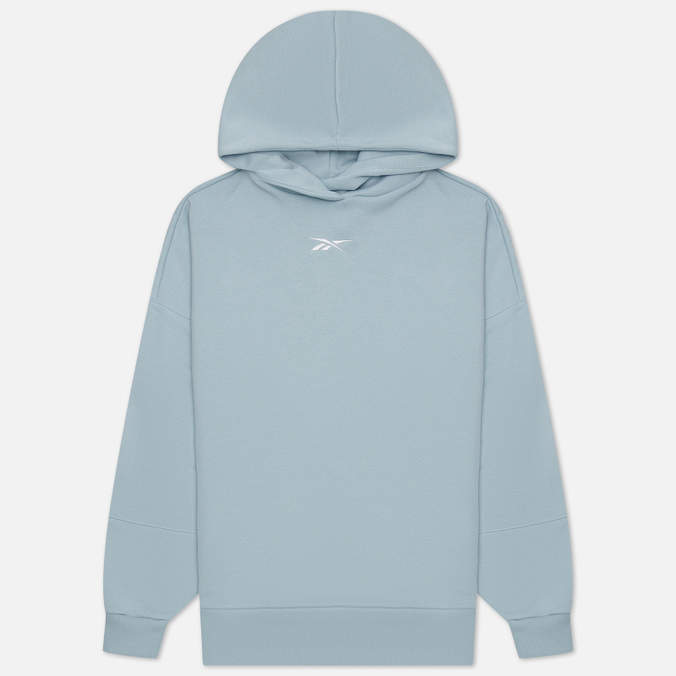 

Женская толстовка Reebok Studio Recycled Oversize Hoodie голубой, Размер S, Studio Recycled Oversize Hoodie