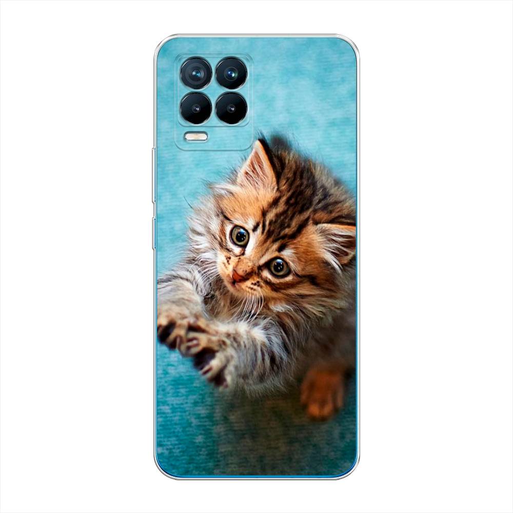 

Чехол Awog на Realme 8/8 Pro "Котенок просит есть", Разноцветный, 255550-2