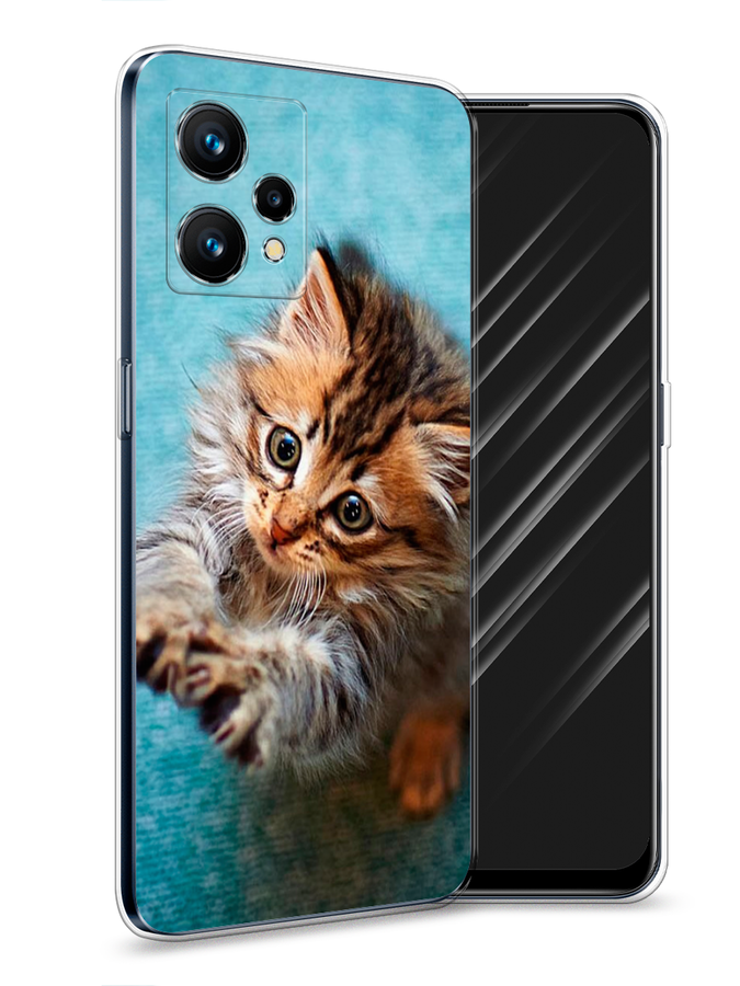 

Чехол Awog на Realme 9 "Котенок просит есть", Разноцветный, 257250-2