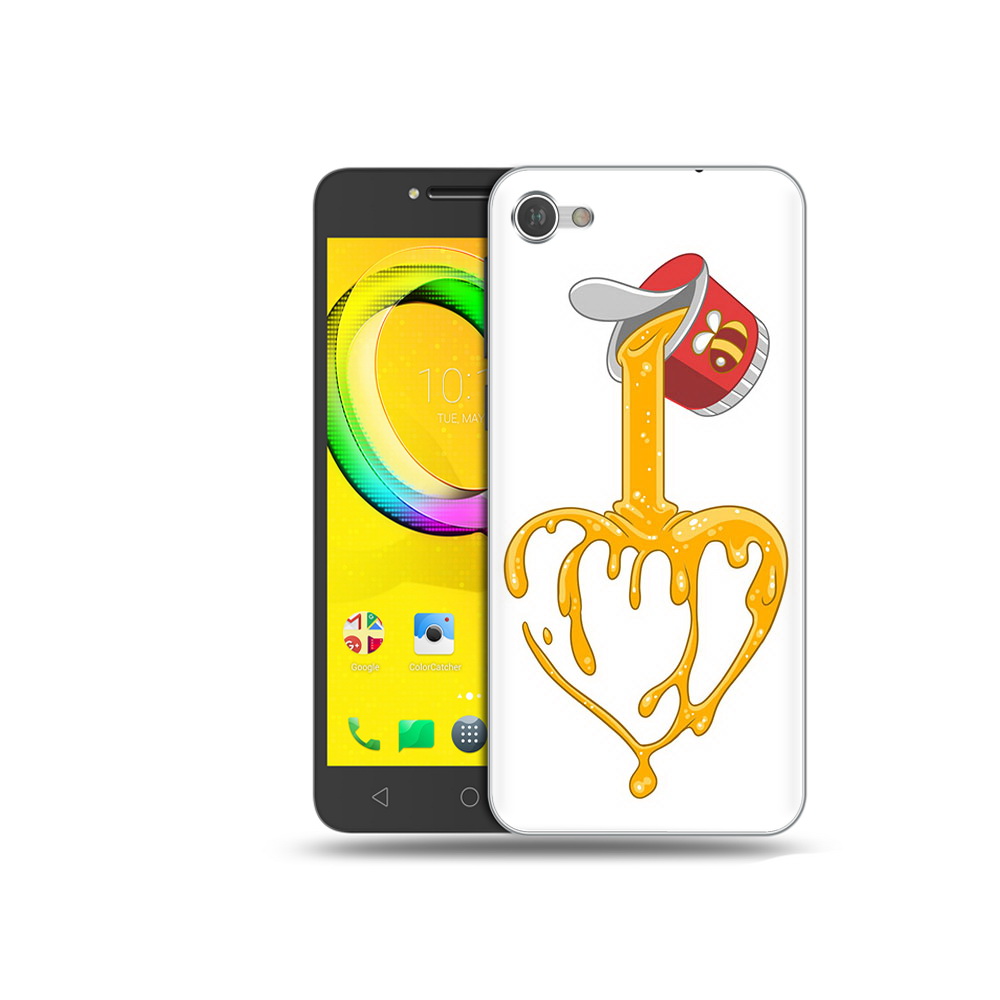 

Чехол MyPads Tocco для Alcatel A5 медовое сердце (PT67387.664.471), Прозрачный, Tocco