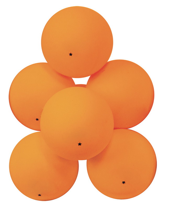 Мячи для настольного тенниса Atemi ATB101 1*, оранжевый, 6 шт.