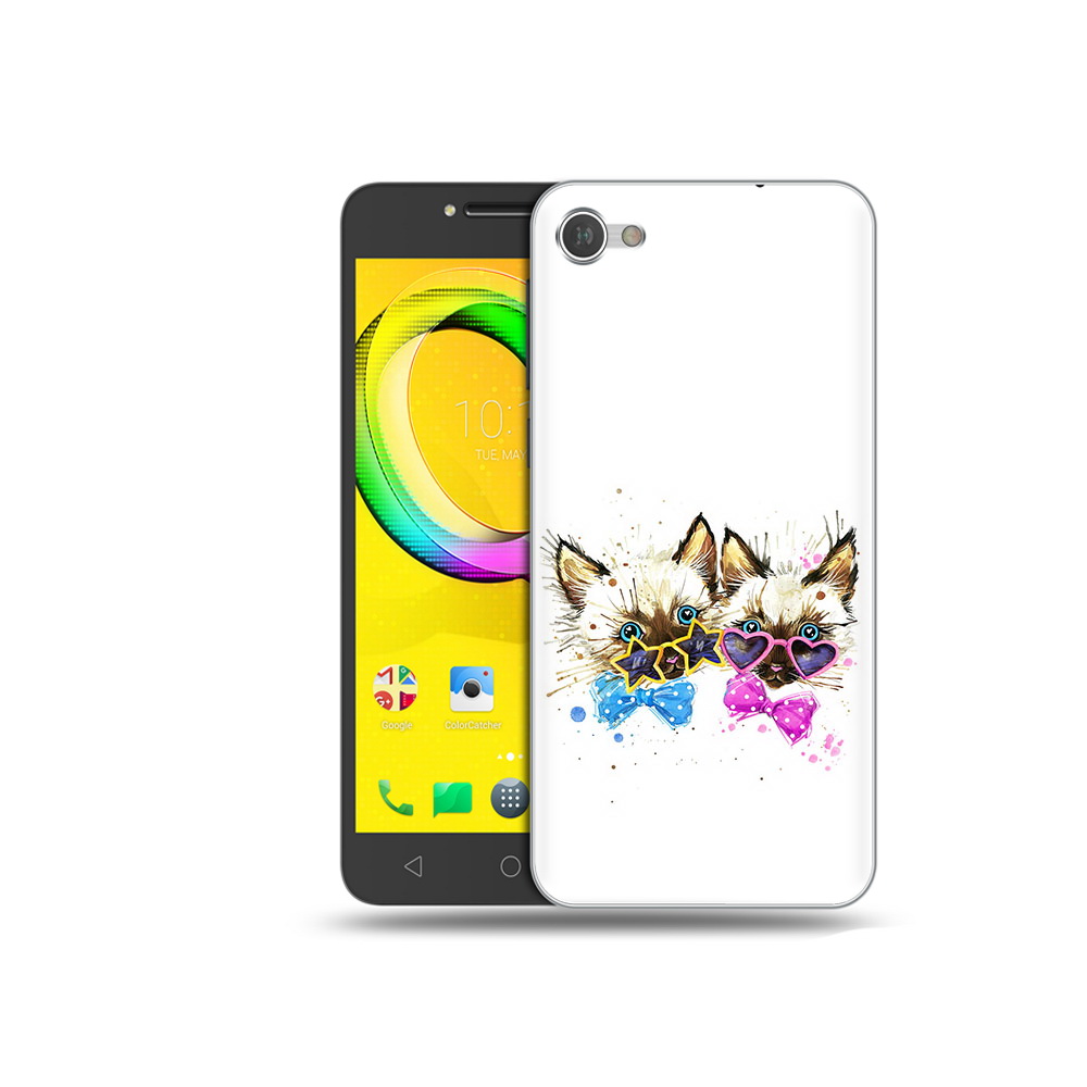 

Чехол MyPads Tocco для Alcatel A5 милые котята (PT67387.664.474), Прозрачный, Tocco