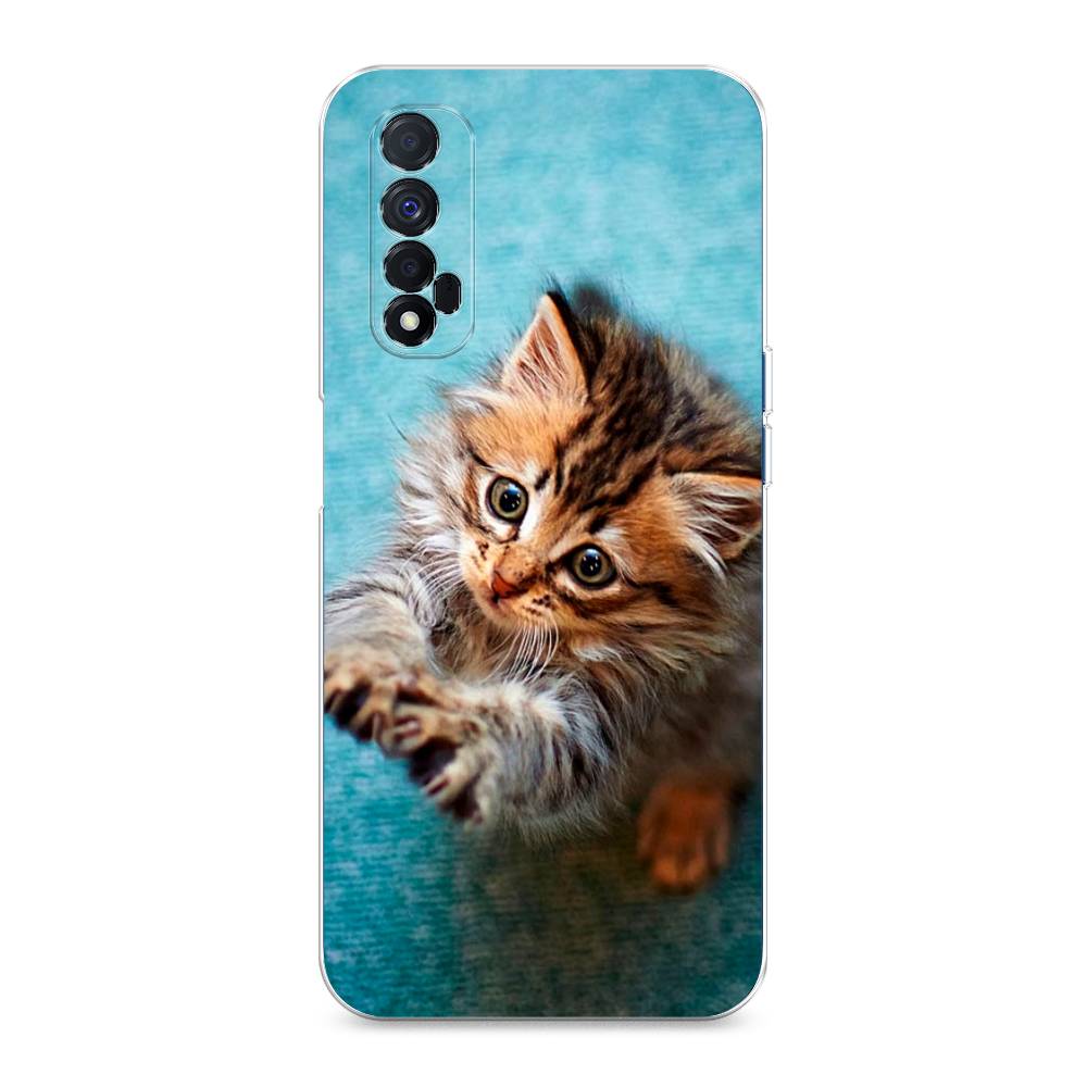 

Чехол Awog на Realme Narzo 30 4G "Котенок просит есть", Разноцветный, 257650-2