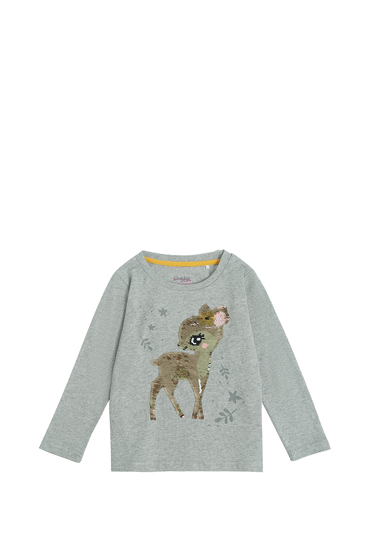 

Футболка детская Max&Jessi AW22C44603312, светло-серый, 104, AW22C44603312