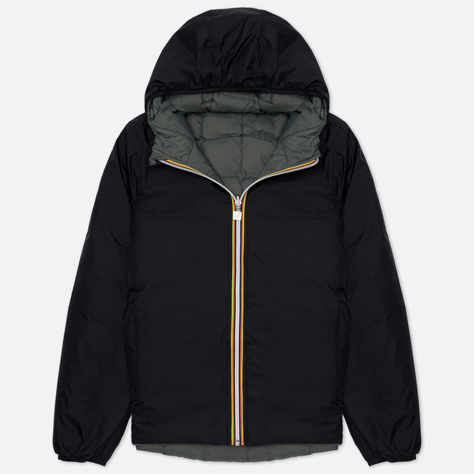 

Мужская зимняя куртка K-Way Jacques Thermo Plus.2 Reversible чёрный, Размер M, Черный, Jacques Thermo Plus.2 Reversible