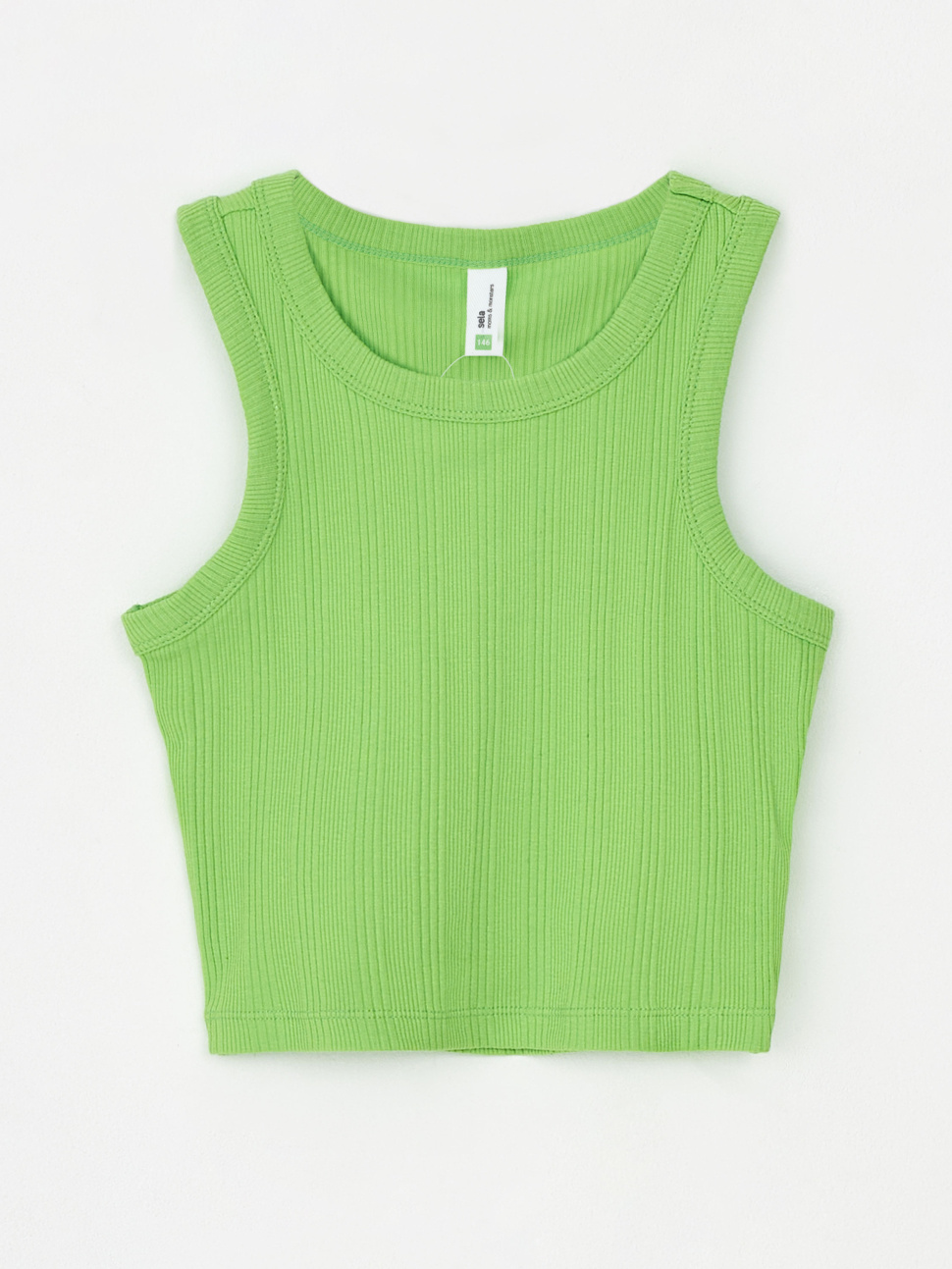 Майка детская Sela 3805050252 зеленый, 122