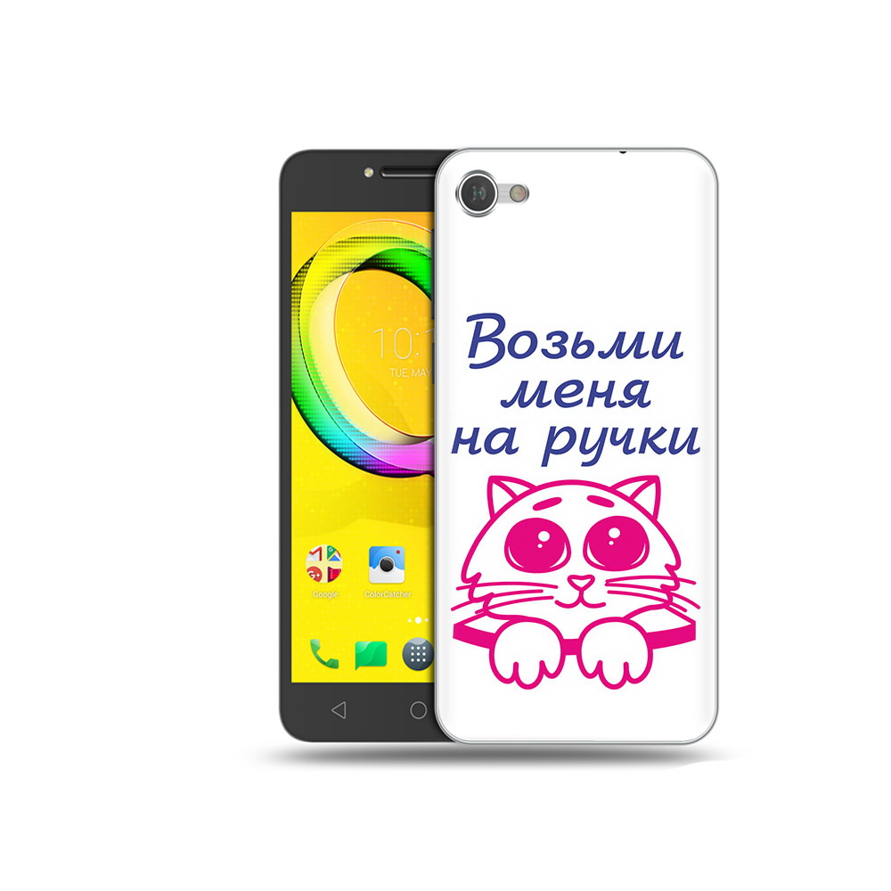 

Чехол MyPads Tocco для Alcatel A5 мяу (PT67387.664.491), Прозрачный, Tocco