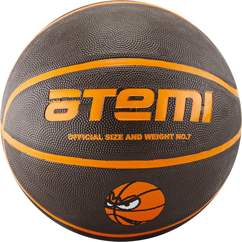 фото Мяч баскетбольный atemi, р. 7, резина, bb12, 8 п, окруж 75-78, клееный