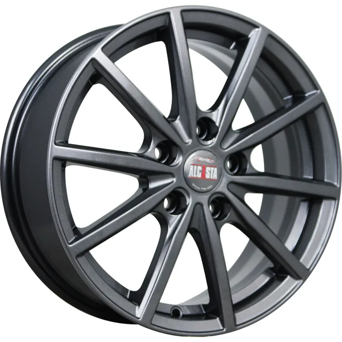 

Диски Alcasta M61 R17x7.0J 5x114.3 ET37 ЦО66.6, Серый, M61