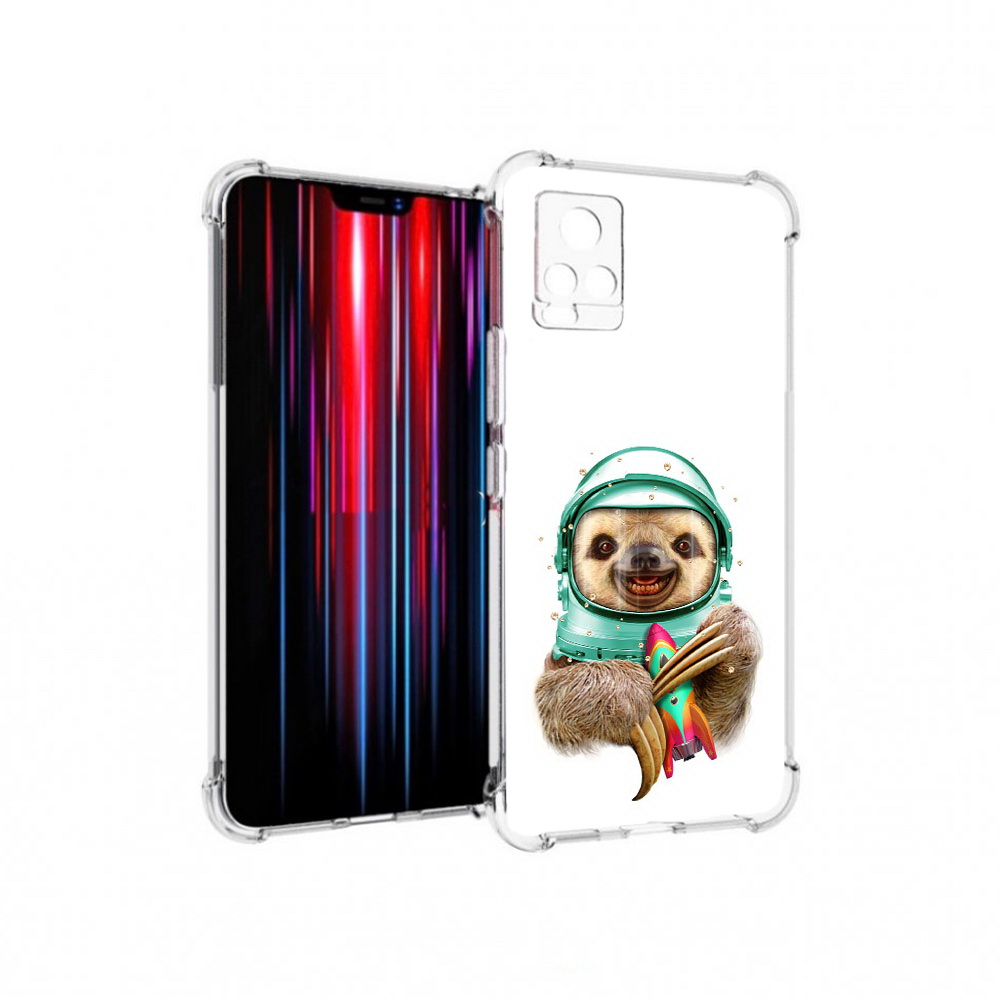

Чехол MyPads Tocco для Vivo V20 PRO Ленивец астронавт (PT226964.386.104), Прозрачный, Tocco