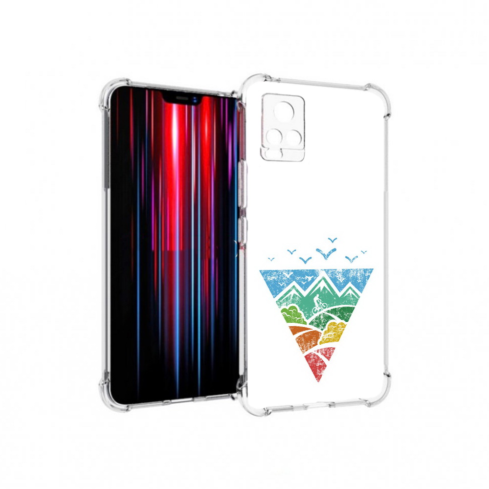 

Чехол MyPads Tocco для Vivo V20 PRO Лес земля море чайки (PT226964.386.105), Прозрачный, Tocco