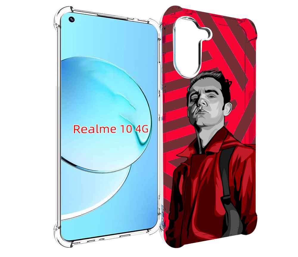 

Чехол MyPads Берлин-бумажный-дом для Realme 10, Прозрачный, Tocco