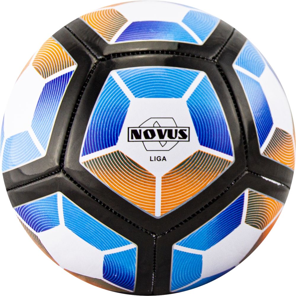 

Футбольный мяч Novus Liga №5 white/blue/orange, Liga