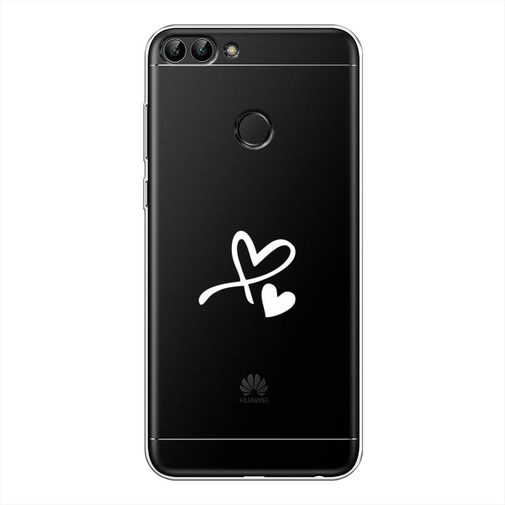 

Чехол Awog на Huawei P Smart "Сердечко минимализм", Белый, 64050-6