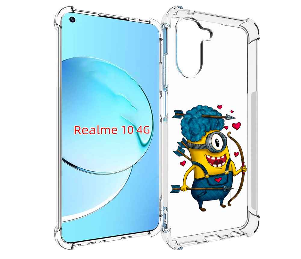 

Чехол MyPads Миньон купидон для Realme 10, Прозрачный, Tocco