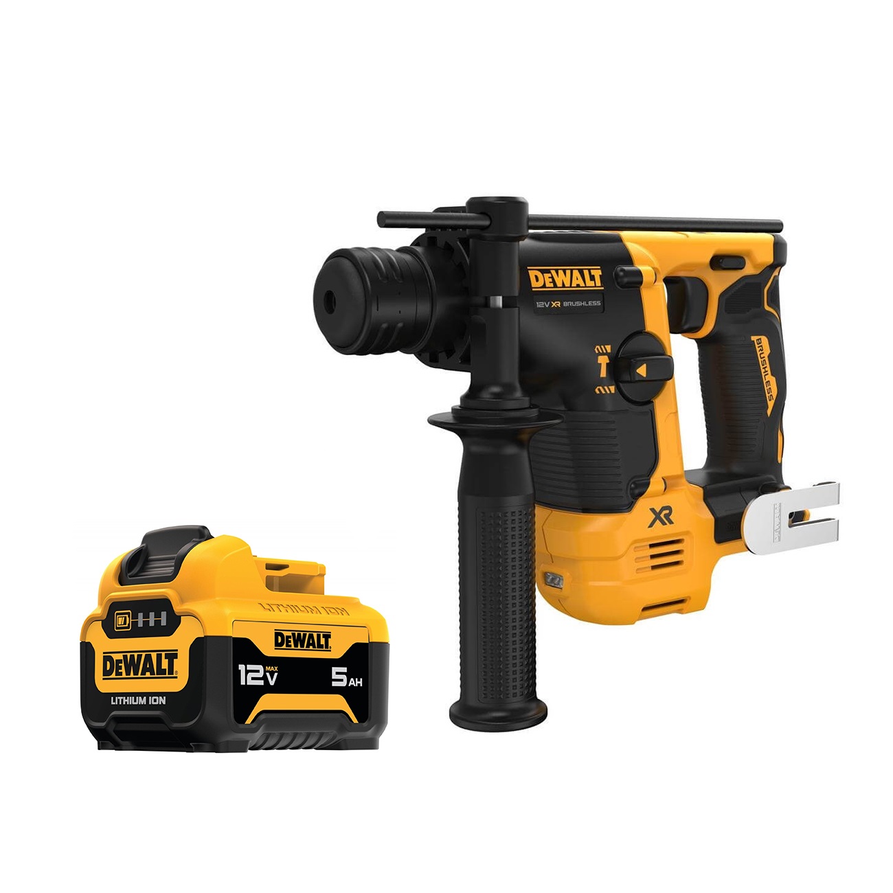 

Перфоратор аккумуляторный DEWALT DCH072N-XJ (без АКБ и ЗУ) + Аккумулятор DCB126, DCH072N-XJ