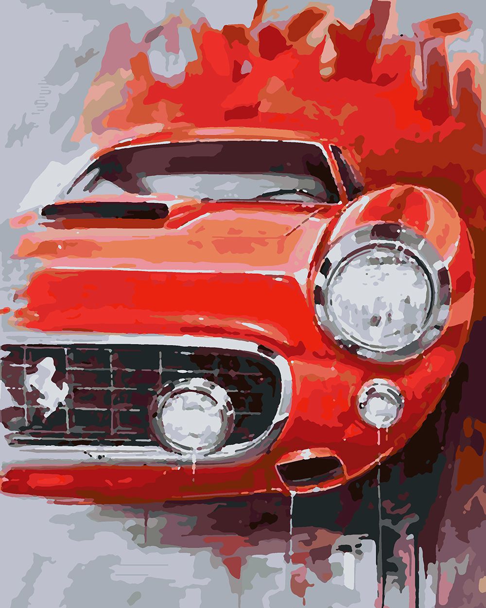 

Картина по номерам Красиво Красим Ferrari, 70 х 80 см, Ferrari