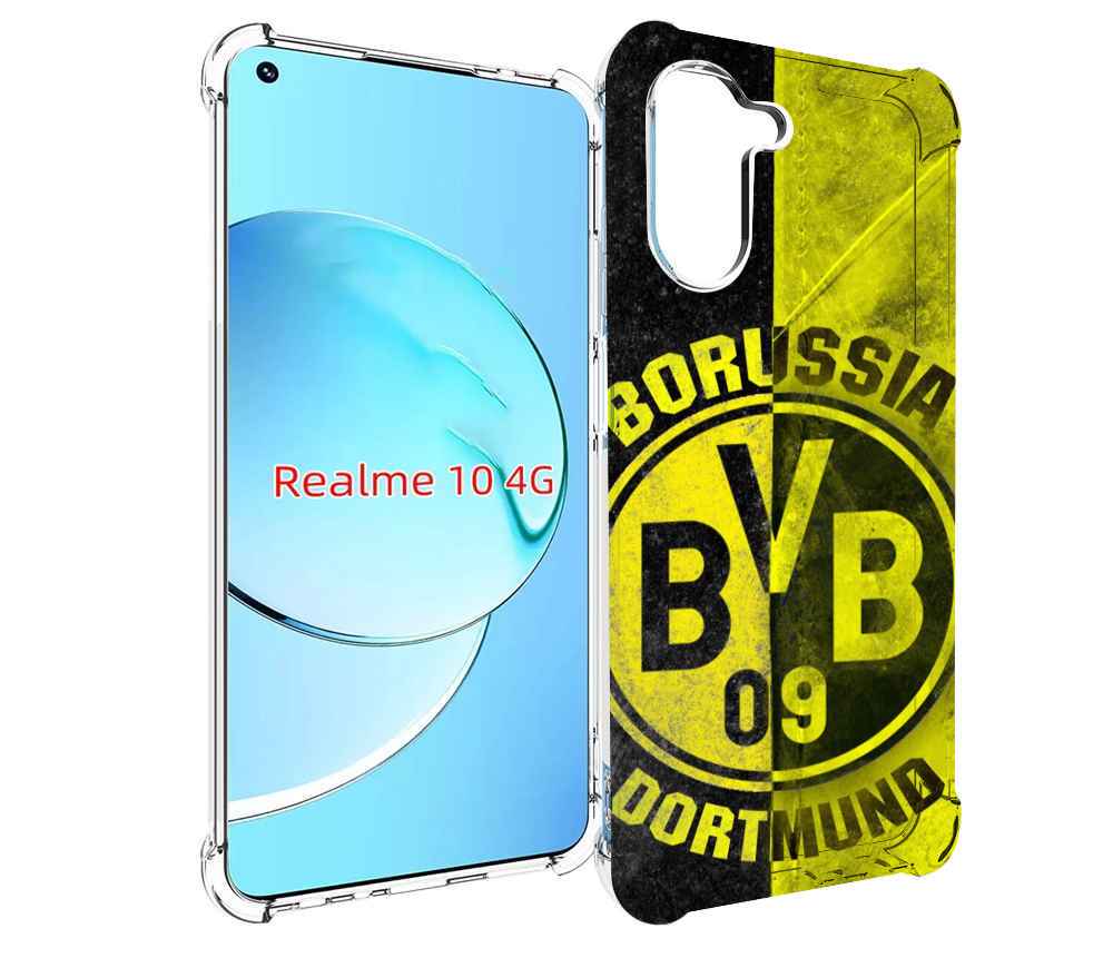 

Чехол MyPads Боруссия мужской для Realme 10, Прозрачный, Tocco