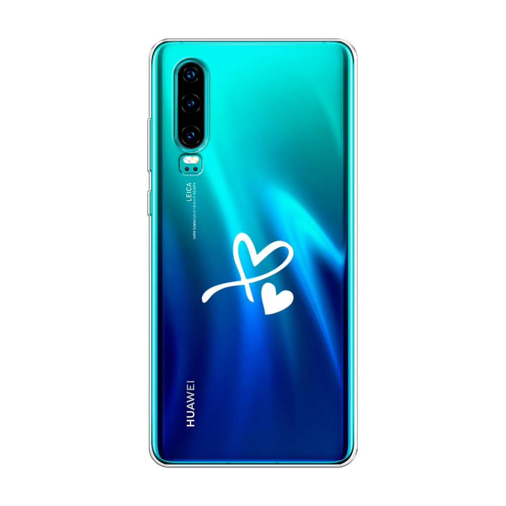 

Чехол Awog на Huawei P30 "Сердечко минимализм", Белый, 68550-6