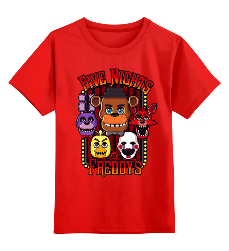 

Детская футболка классическая унисекс Printio Пять ночей у фредди (fnaf), Разноцветный, 0000002562574