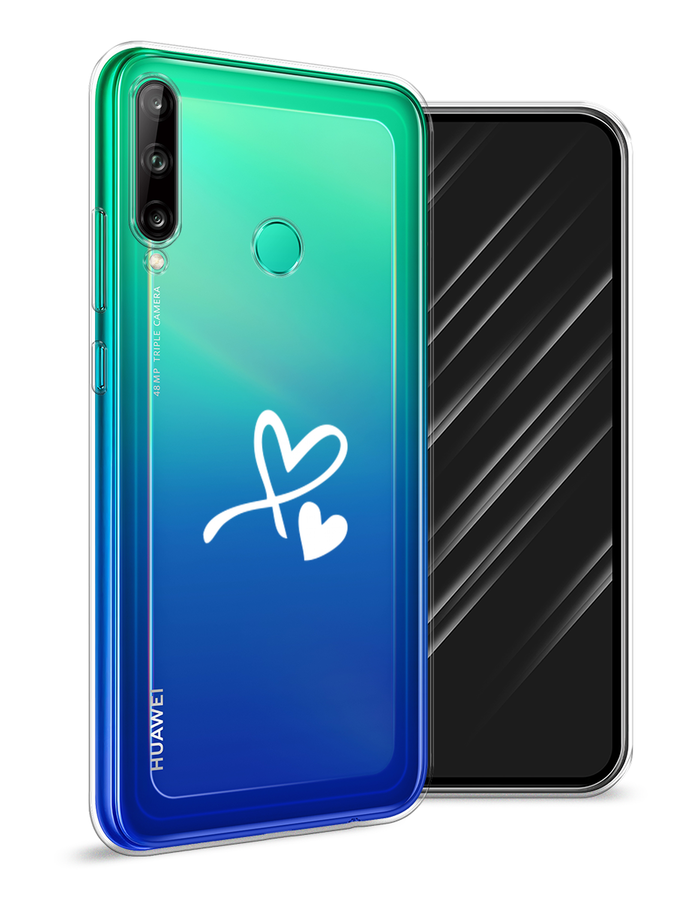 

Чехол Awog на Huawei P40 lite E "Сердечко минимализм", Белый, 612450-6