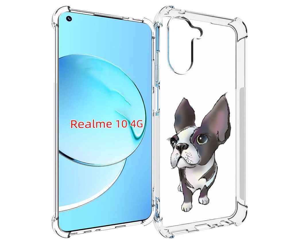 

Чехол MyPads Бульдожка для Realme 10, Прозрачный, Tocco