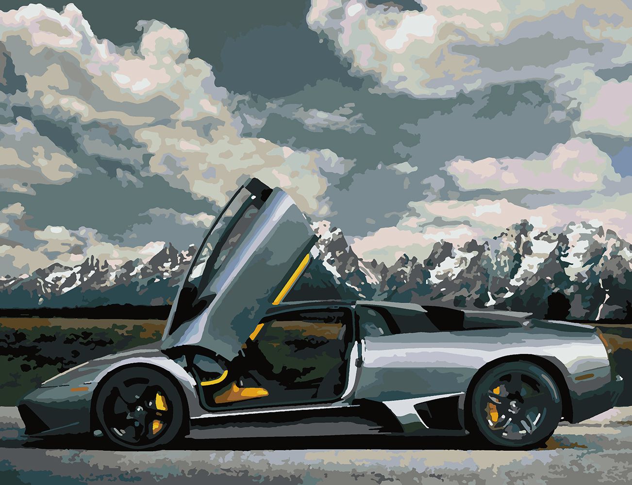 

Картина по номерам Красиво Красим Lamborghini, 50 х 80 см, Lamborghini