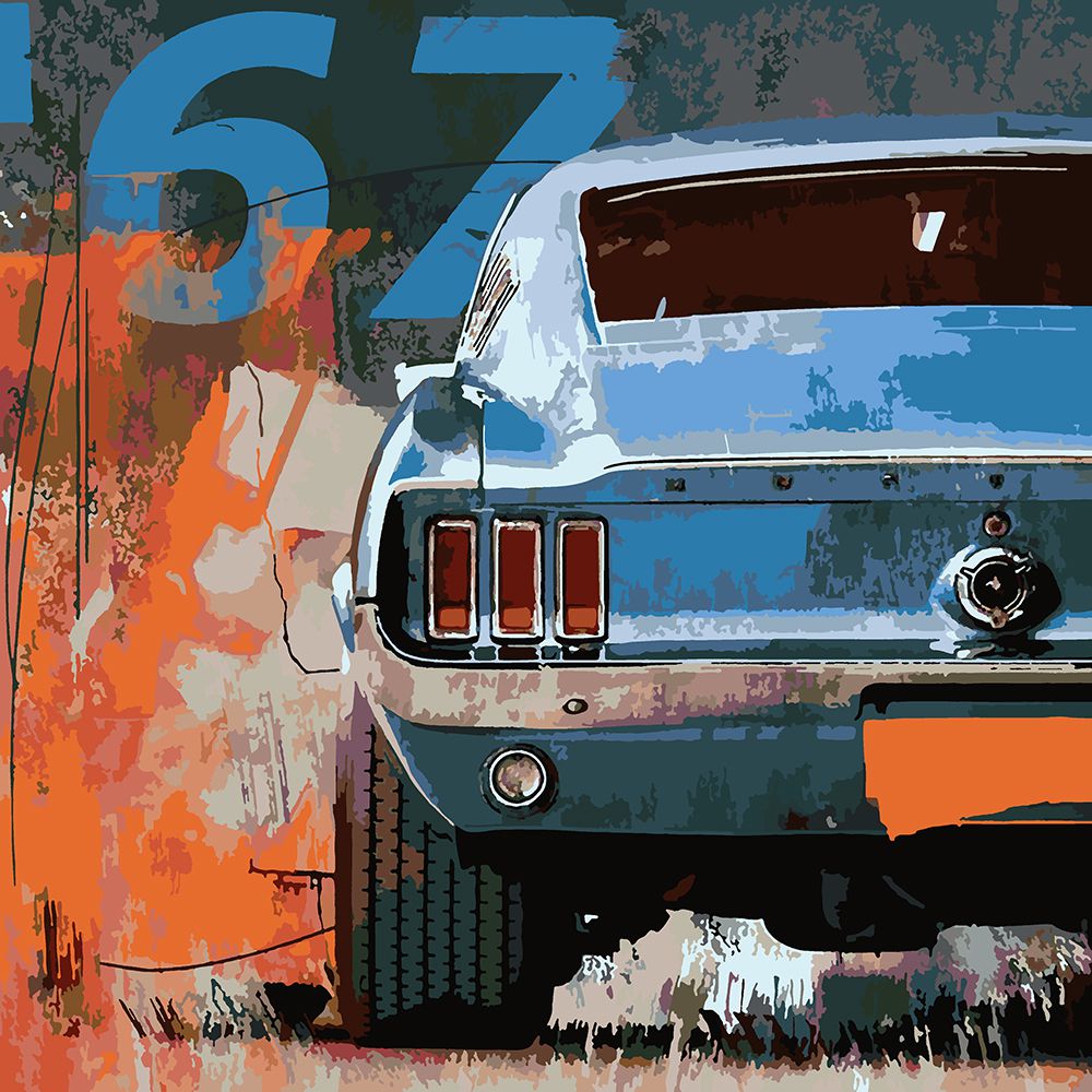 

Картина по номерам Красиво Красим Mustang, 40 х 40 см, Mustang