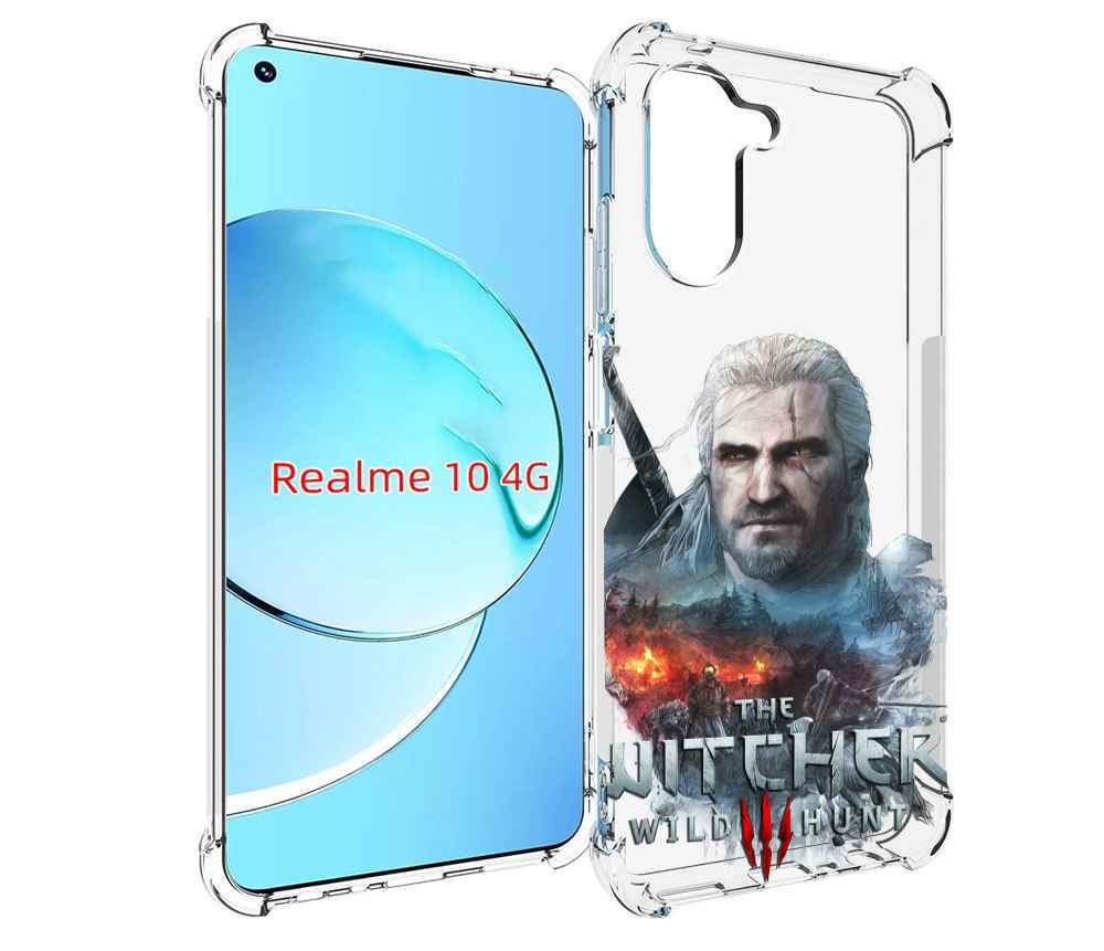 

Чехол MyPads Ведьмак для Realme 10, Прозрачный, Tocco