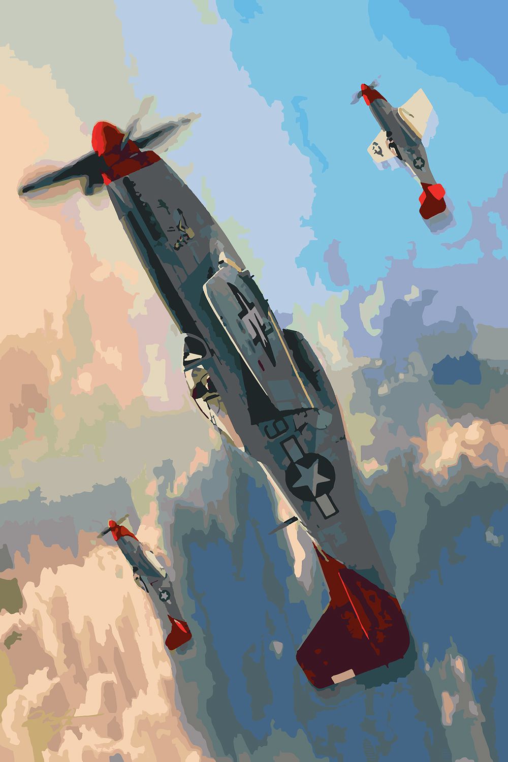 

Картина по номерам Красиво Красим P-51, 80 х 120 см, P-51