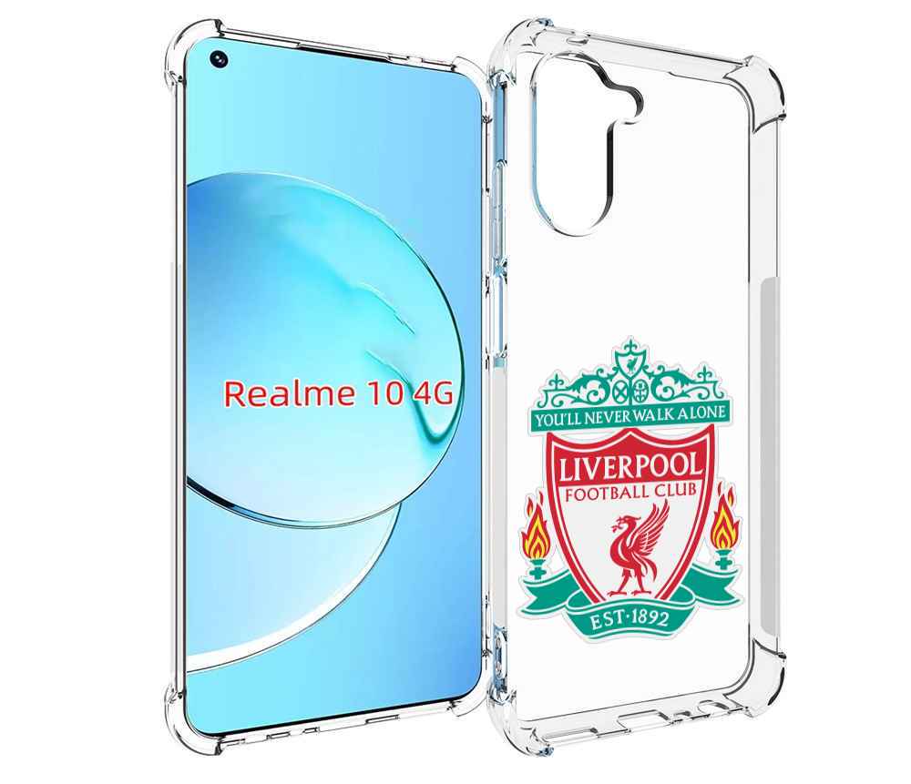 

Чехол MyPads Герб-Ливерпуля для Realme 10, Прозрачный, Tocco