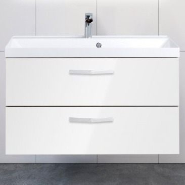 

Тумба с раковиной BelBagno Aurora 90 bianco lucido, Белый